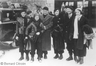 Citron's family in Saint-Moritz, January 1932